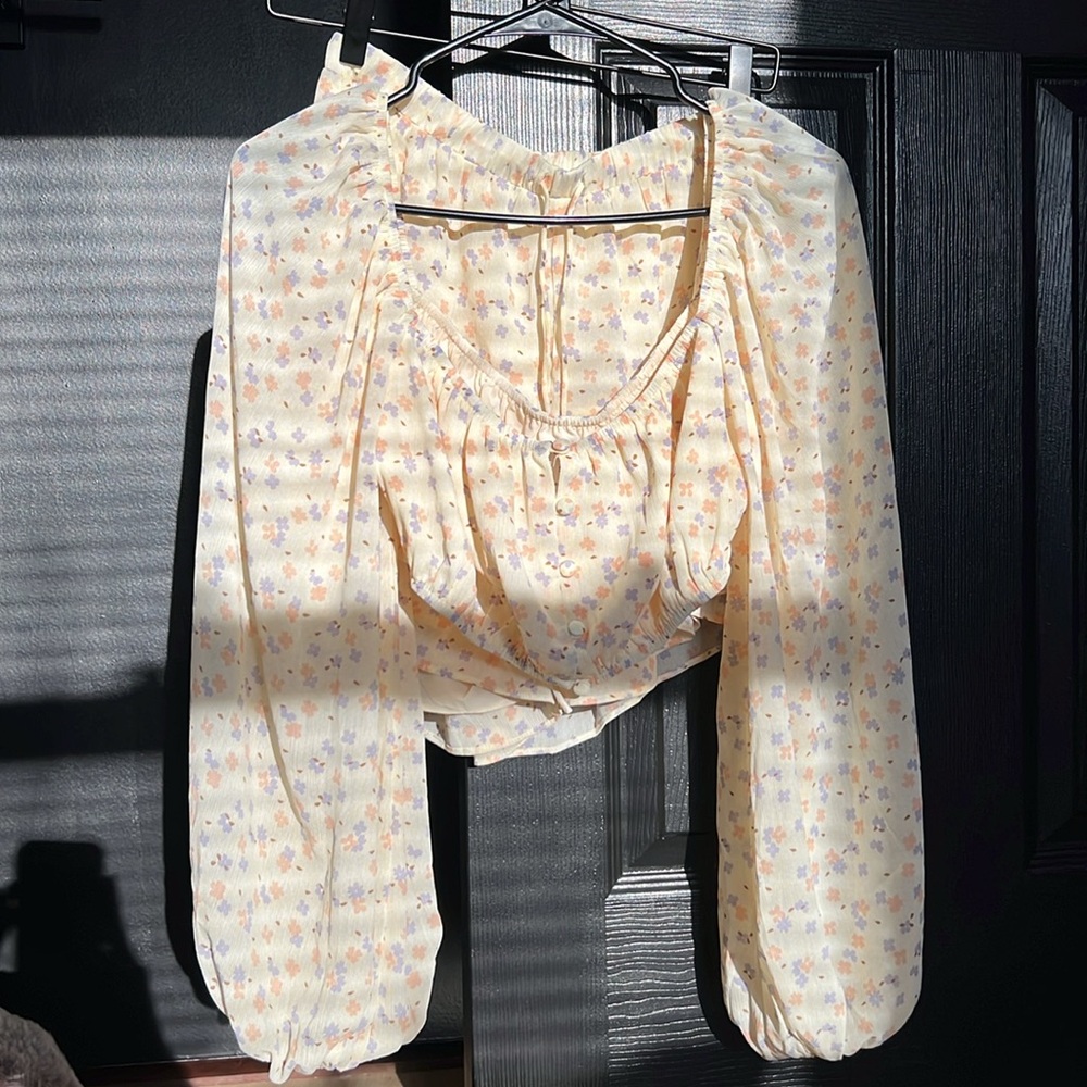 Sabo Skirt Short Set Light Yellow - Size Medium - Picture 5 of 9